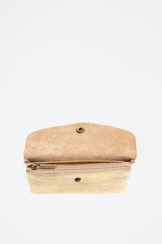 Pochette en cuir Alseno - Doré