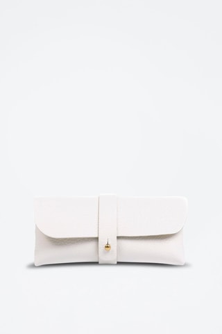 Pochette en cuir - Blanc