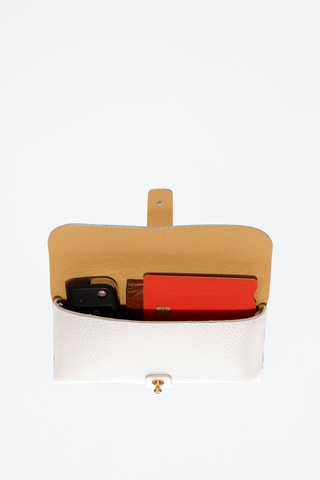 Pochette en cuir - Blanc