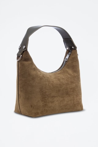 Sac porté épaule en nubuck Atina - Marron