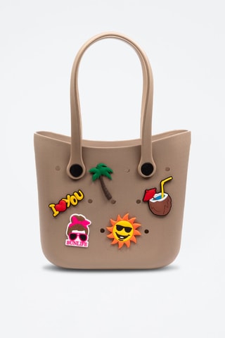Sac porté épaule - Taupe - Libelulla