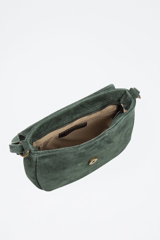 Leren Schoudertas Groen