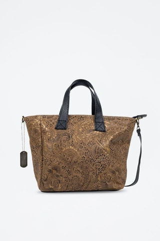 Cabas en cuir Cassandra - Marron