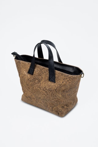 Cabas en cuir Cassandra - Marron