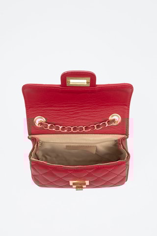 Sac en bandoulière en cuir Arcola - Rouge