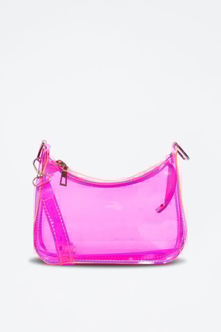 Sac bandoulière en cuir - Rose 