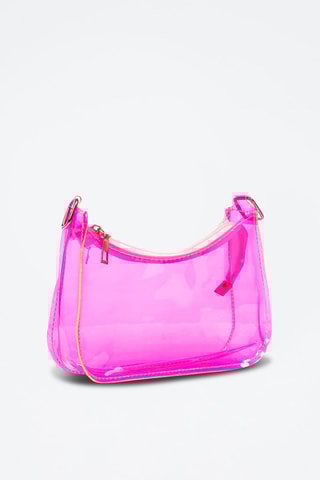 Sac bandoulière en cuir - Rose 