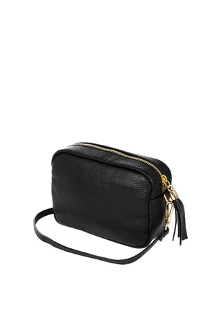 Sac bandoulière en cuir - Noir