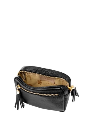Sac bandoulière en cuir - Noir