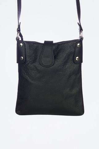 Sac bandoulière en cuir - Noir - Firenze Artegiani
