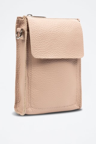Sac bandoulière en cuir Albareto - Nude