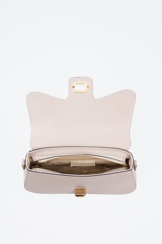Sac porté épaule en cuir Anzano - Gris