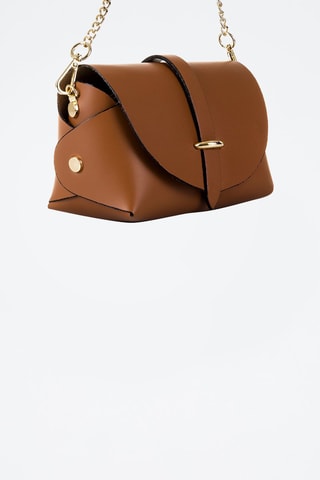 Sac bandoulière en cuir Aurora - Marron