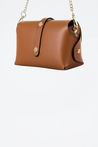 Sac bandoulière en cuir Aurora - Marron