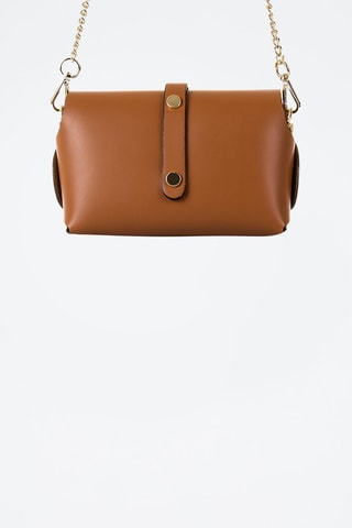 Sac bandoulière en cuir Aurora - Marron