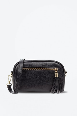 Sac bandoulière en cuir Altilia - Noir