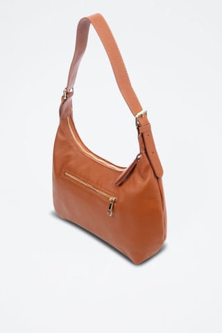 Sac porté épaule en cuir Aulla - Marron