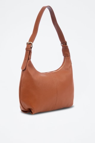 Sac porté épaule en cuir Aulla - Marron