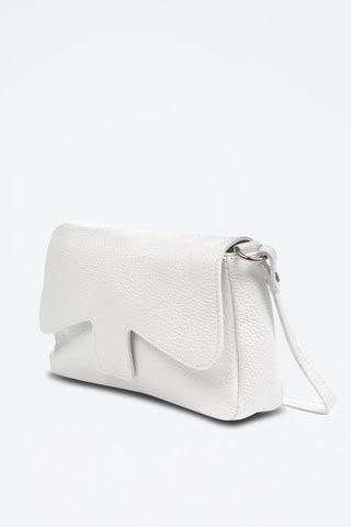 Sac bandoulière en cuir Arcade - Blanc