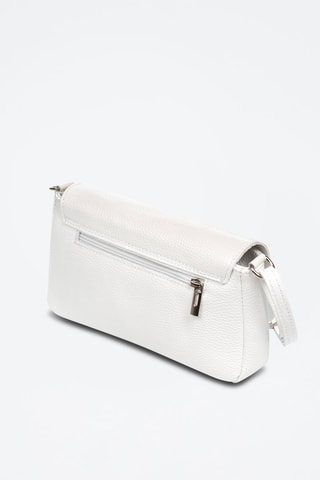 Sac bandoulière en cuir Arcade - Blanc