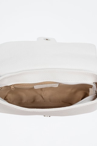 Sac bandoulière en cuir Arcade - Blanc