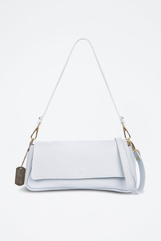 Sac bandoulière en cuir Azzanello - Ciel