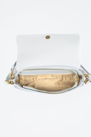 Sac bandoulière en cuir Azzanello - Ciel
