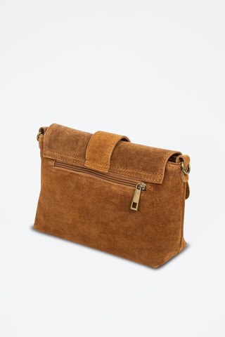 Sac bandoulière en nubuck Bagnone - Camel