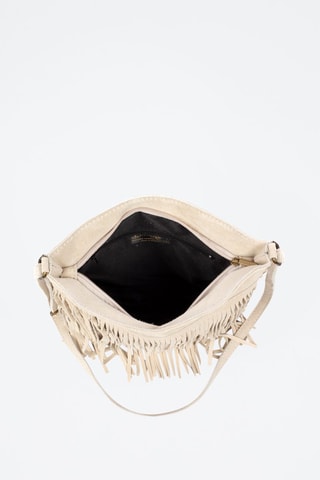 Nubuck Schoudertas Avise - Beige