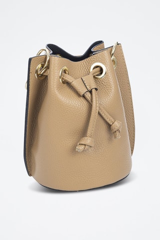 Sac seau en cuir - Marron clair