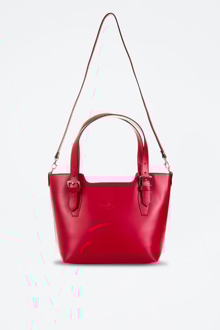Cabas en cuir - Rouge