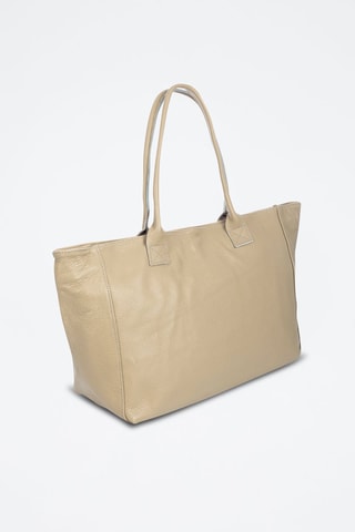 Cabas en cuir - Beige