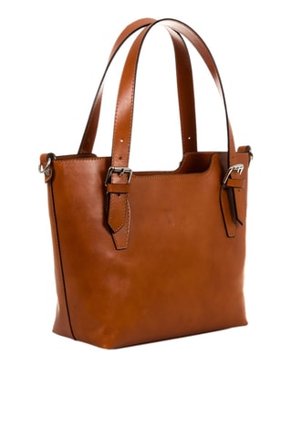 Cabas en cuir - Camel
