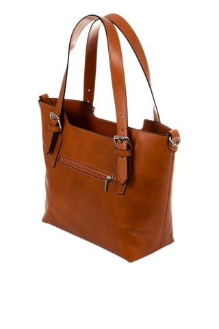 Cabas en cuir - Camel