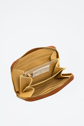 Portefeuille en cuir - Camel