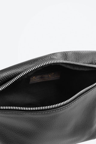 Sac banane en cuir Amandola - 
Noir 