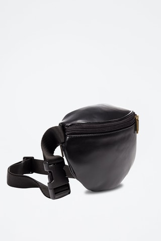 Sac banane en cuir Airasca - Noir