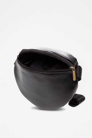 Sac banane en cuir Airasca - Noir