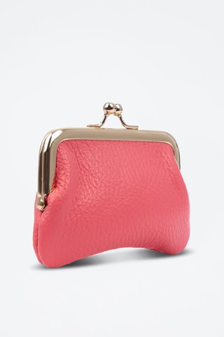 Porte-monnaie en cuir Auletta - Rose