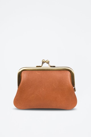 Porte-monnaie en cuir - Marron
