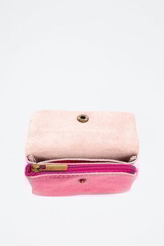 Porte-monnaie en cuir Alpignano - Rose