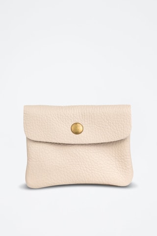 Porte-monnaie en cuir Alpignano - Beige