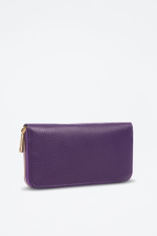 Compagnon en cuir - Violet