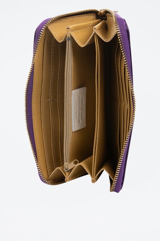 Compagnon en cuir - Violet