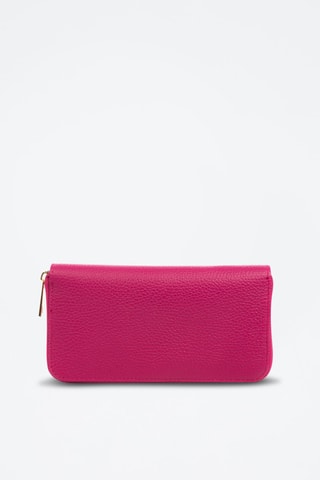 Compagnon en cuir - Fuchsia