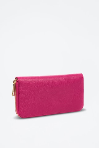 Compagnon en cuir - Fuchsia