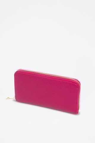Compagnon en cuir - Fuchsia