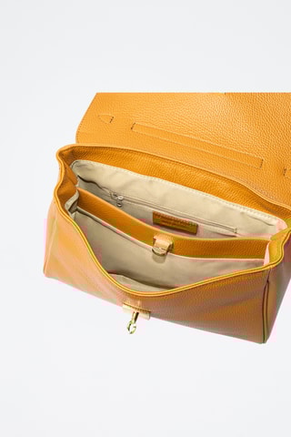 Sac bandoulière en cuir Azeglio - Camel