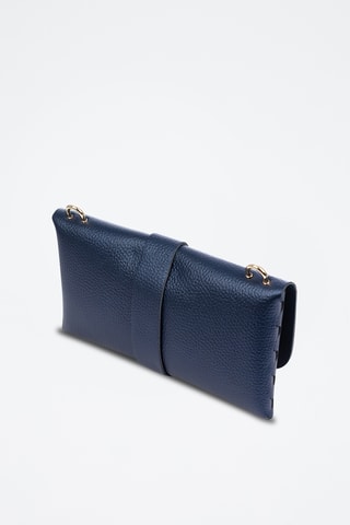 Pochette en cuir Amaseno - Bleu marine