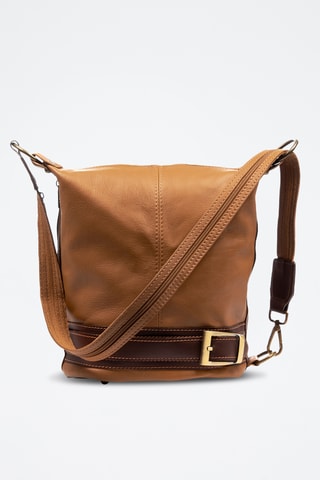 Sac bandoulière en cuir Alvito - Camel